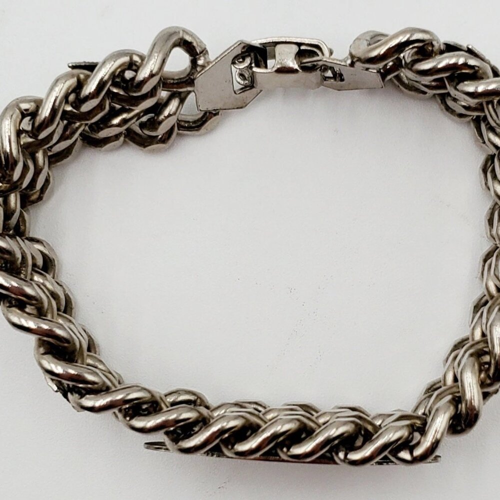 Silver Tone Chain Link Bracelet